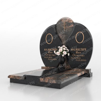 Эксклюзивные двойные памятники на могилу